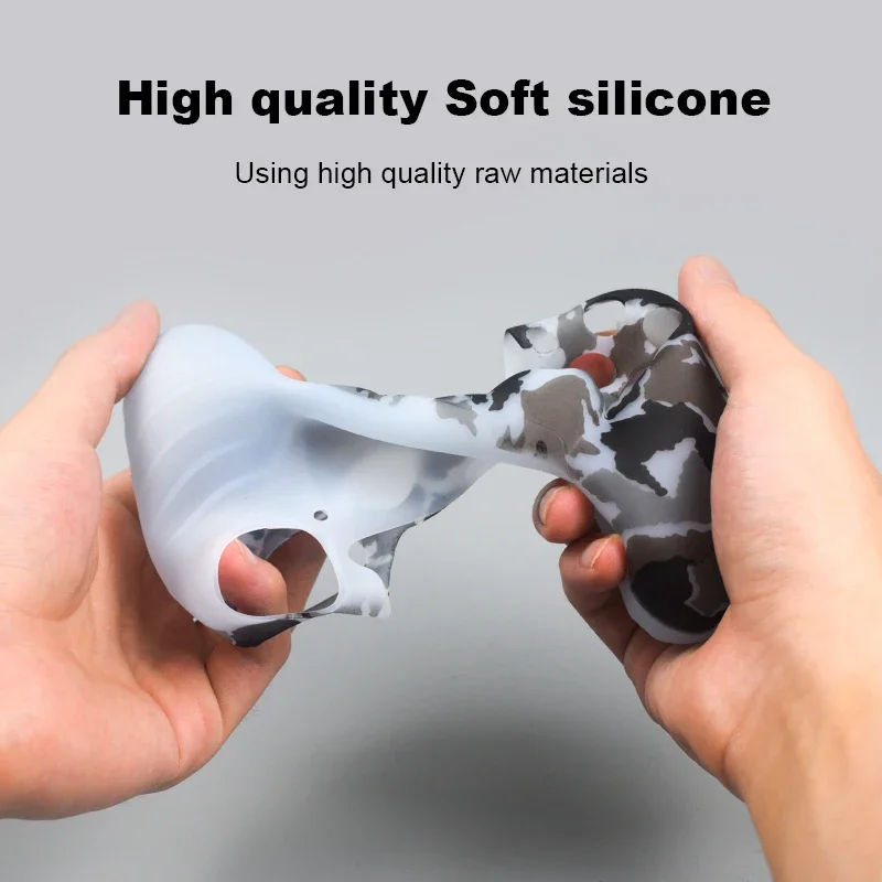 Silicone Case for PS4 Controller - Protective Skin for PS4 Pro/Slim Controller + Thumb Grips Joystick Caps image 2