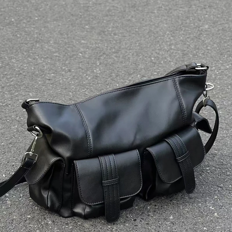 

Y2k Shoulder Bag Women's Multi-pocket Design Fashion Handbag Large Capacity Student Casual Commute Crossbody Bag Bolsa Feminina