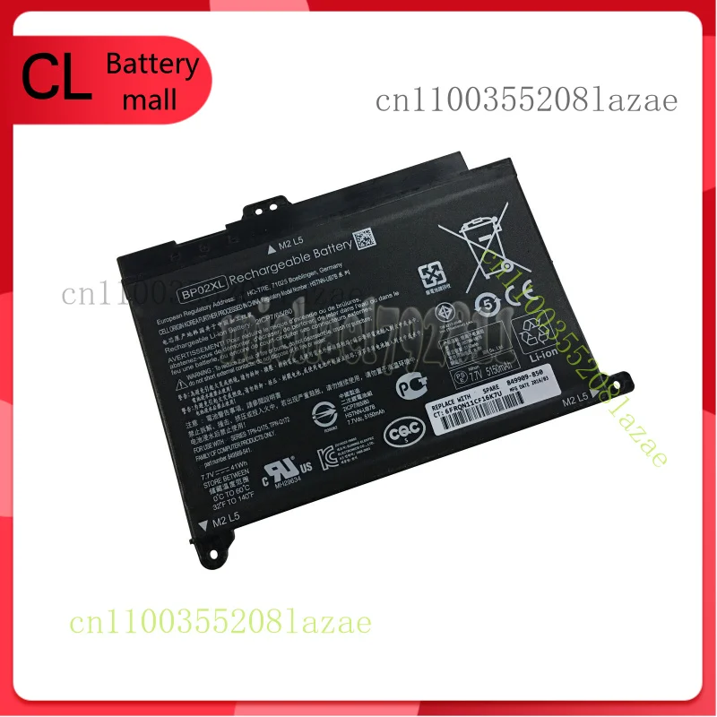 

New Genuine BP02XL Battery for HP Pavilion PC 15 AU010WM HSTNN-LB7H HSTNN-UB7B