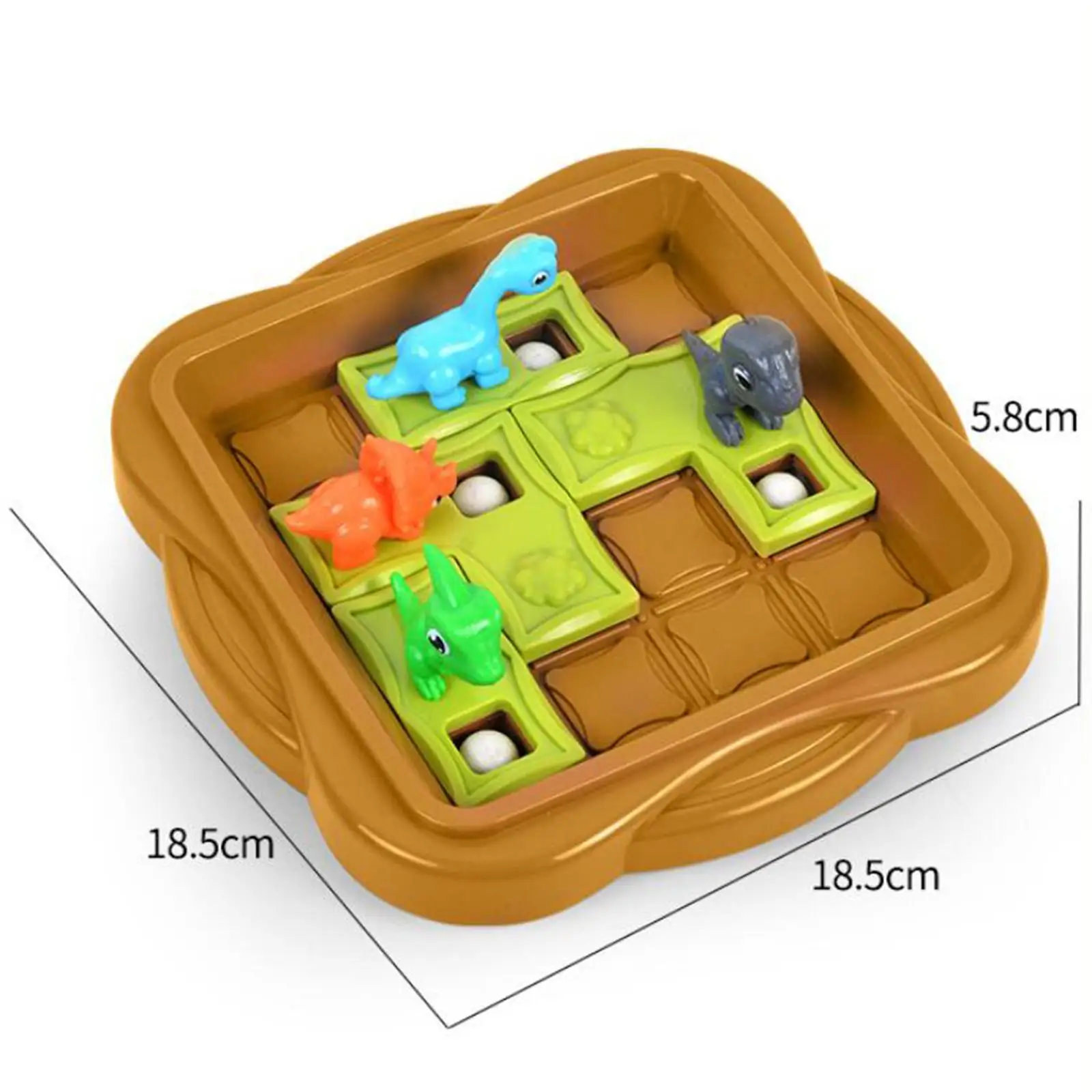 Sliding Dinosaur Puzzle Toy Develops Toy Memory Training for Holiday Present Party Favors Kids Travel Toy Easter Basket Stuffers