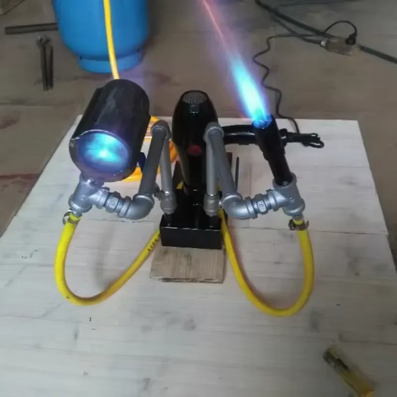 Portable Gas Heat Treatment Tool Flame Heating Device High Temperature Reachable for Metal Working