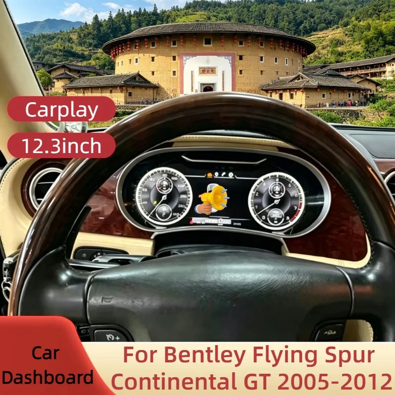 Carplay Auto Car Dashboard Meter 12.3