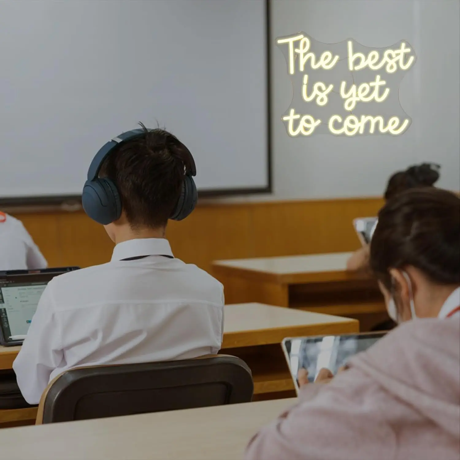 The Best Is Yet To Come Neon Sign Valentine's Day Led Neon Lights For Wall Decor Warm Light Up Signs For Classroom Bedroom Home