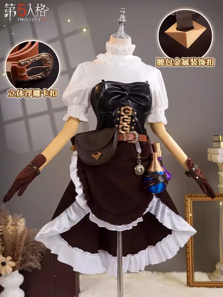 Vera Nair Perfumer Cosplay Game Identity V Cos Anime Women Fashion Dress Skirt Costume Role Play Clothing Halloween Party Suit