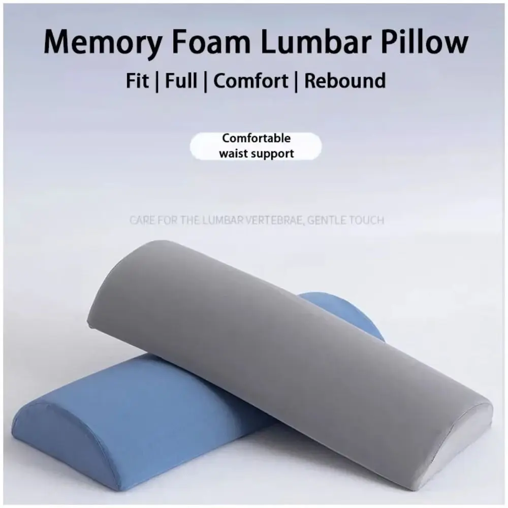 

New Polyester Half Moon Bolster Pillow Cotton Ergonomic Design Knee Support Pillow Soft Versatile Use Ankle Support Pillow