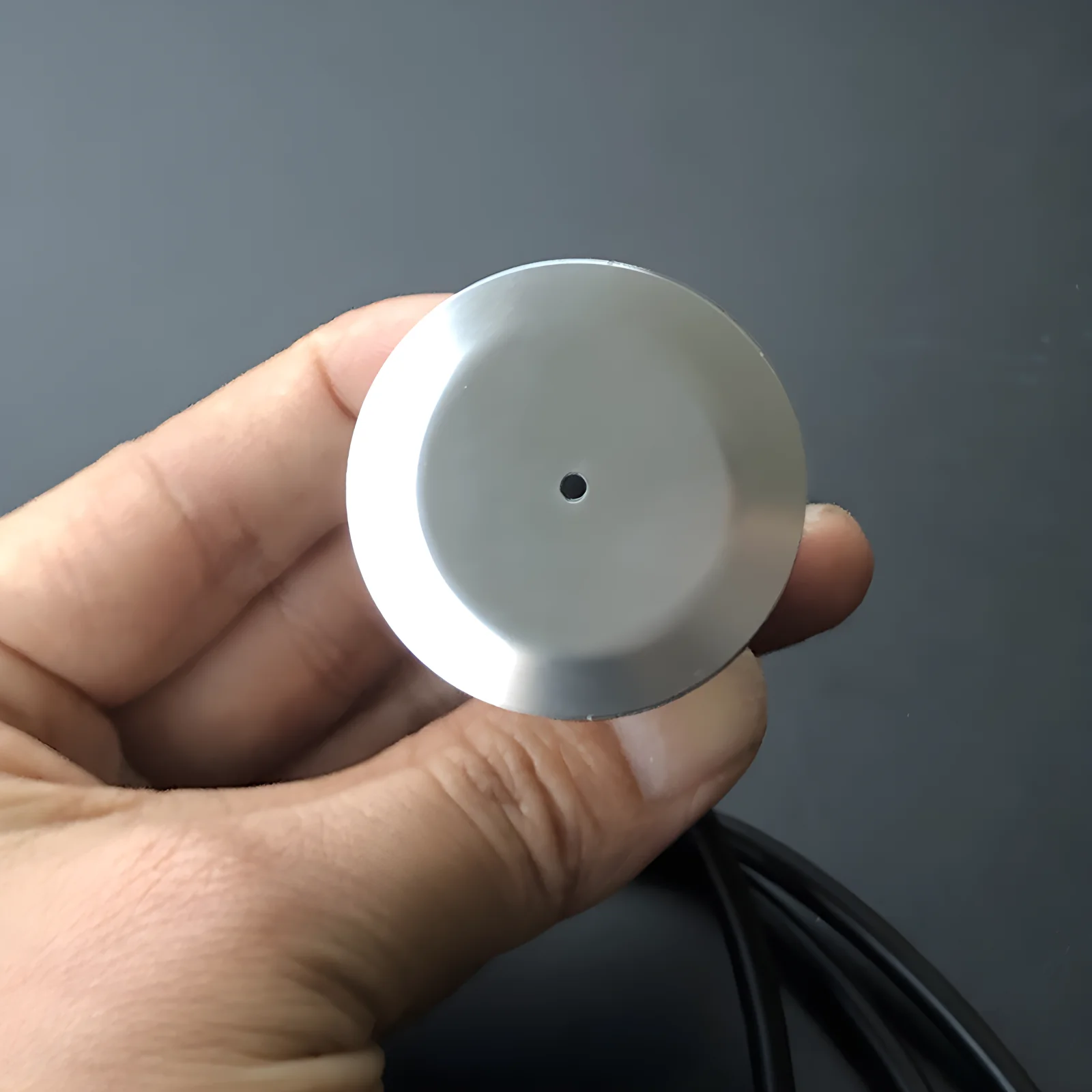 IP67 Outdoor Waterproof Passive Pickup Microphone 3.5mm Audio Plug Mic‑In for CCTV Security Camera