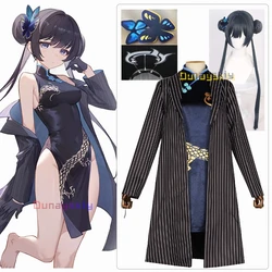 Game Anime Blue Archive Cosplay Costume Sexy Cheongsam Women's Dresses Kisaki Role-playing Anime Outfits Wig Jewelry Prop Suits