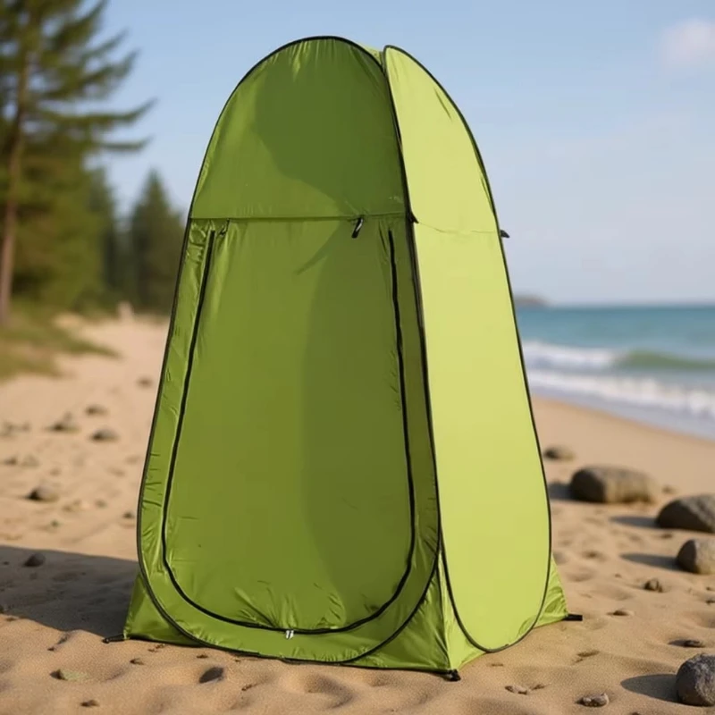 Portable shower tent 7ft instant pop-up single room outdoor camping tent suitable for beach fishing