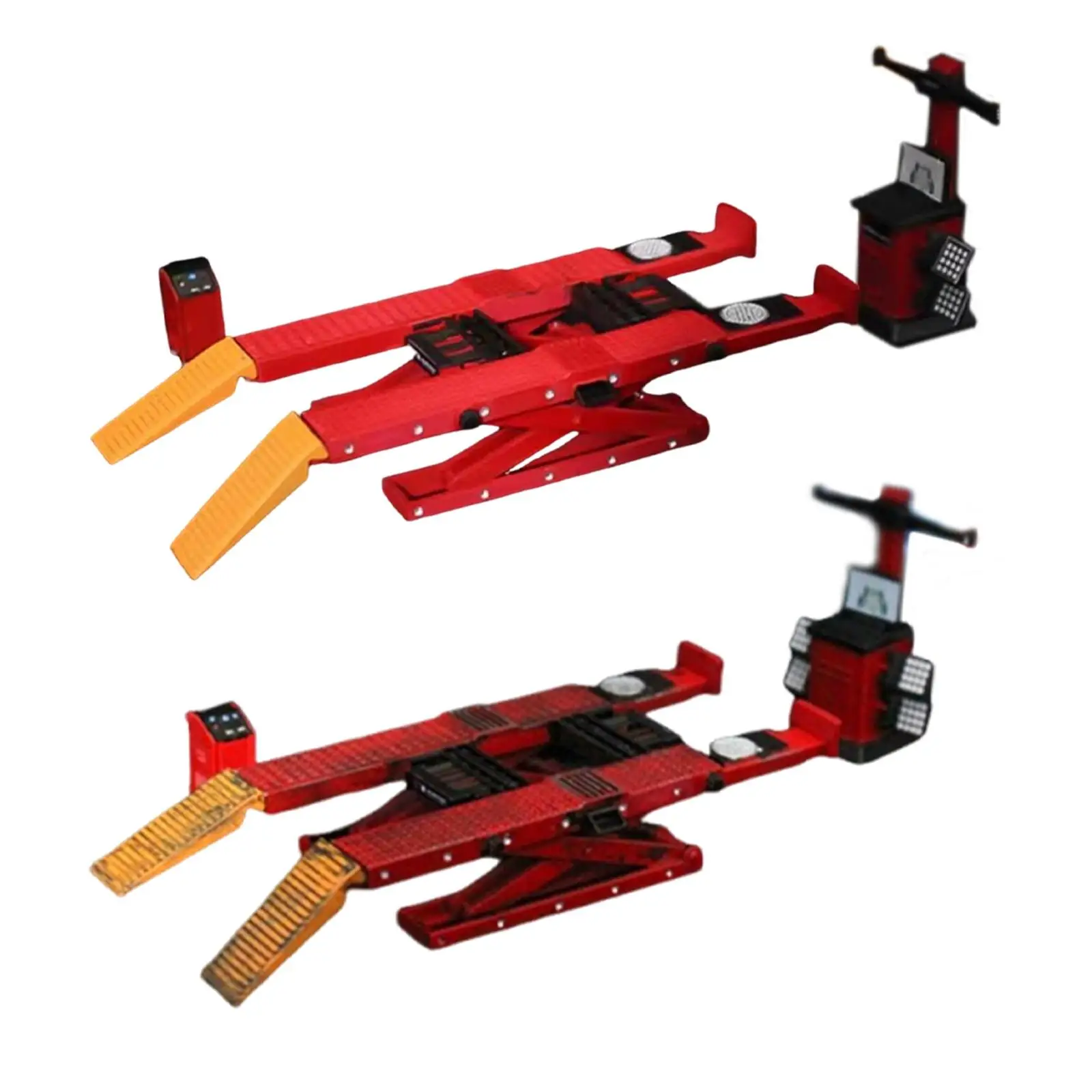 

Vehicle Maintenance Workshop Alignment Machine Model Miniature Resin Garage Diorama Repair Tool for Auto Repair Shop