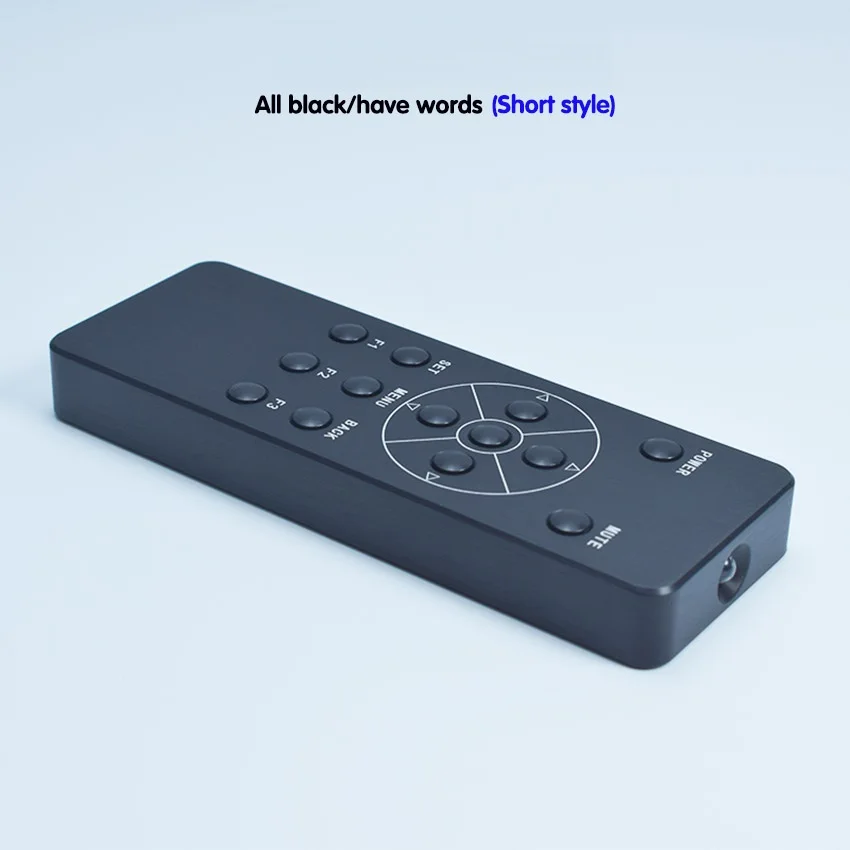 NEW Short type Aluminum Alloy Housing Infrared Learning Universal Remote Control For Audio TV DVD Decoder Power Amplifier