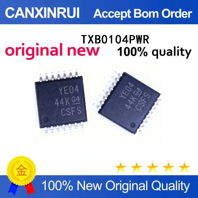 (5-100 Pieces)New TXB0104PWR TXB0104 silk screen YE04 TSSOP spot chip IC