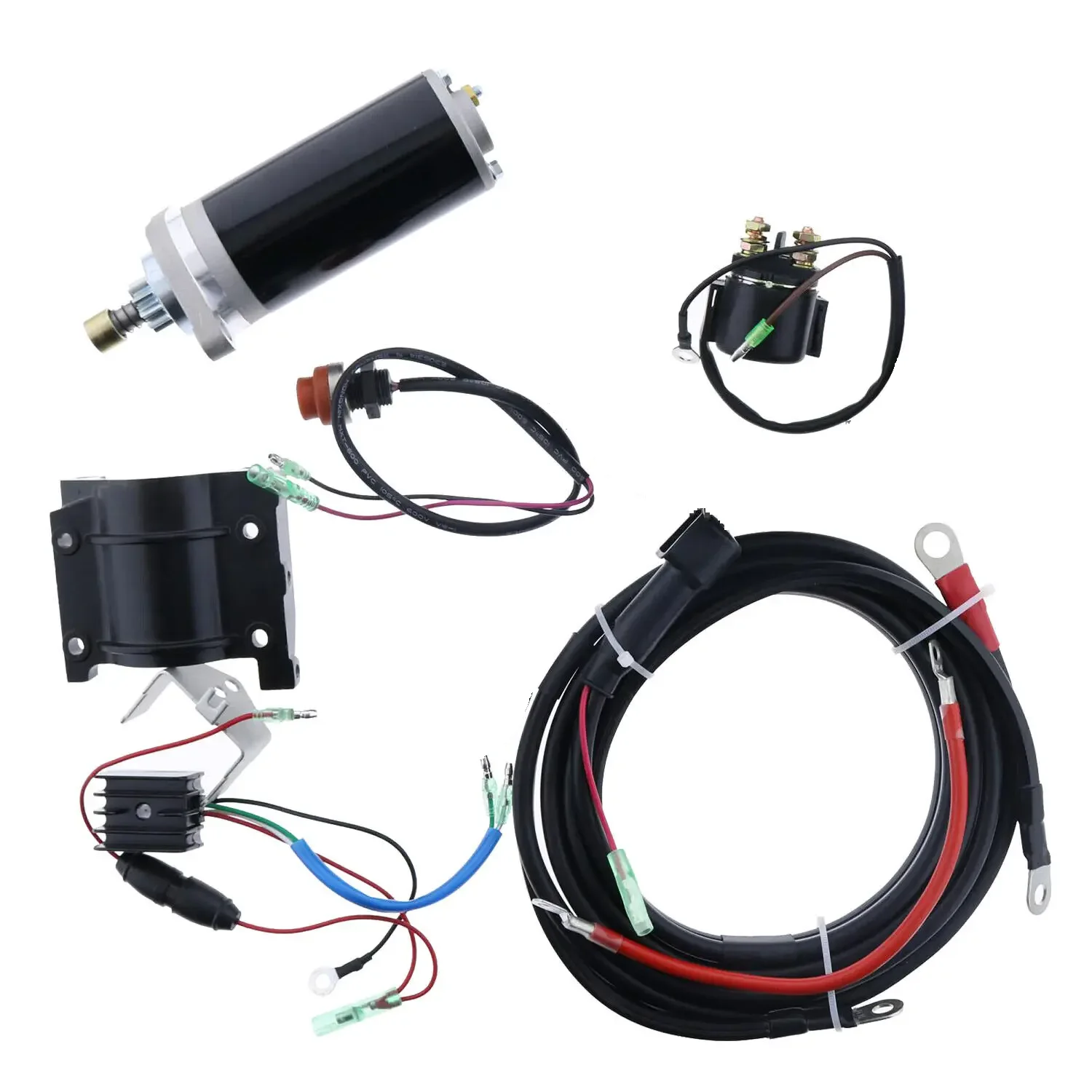 

Electric Start Kit For Yamaha 15D 684C 15HP 2 Stoke outboard engine old type