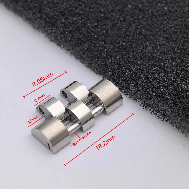 904L Stainless Steel Watch Bracelet Link 16.2mm for RLX 36DJ Datejust 116234 Jubilee Band Generic Watch Accessories