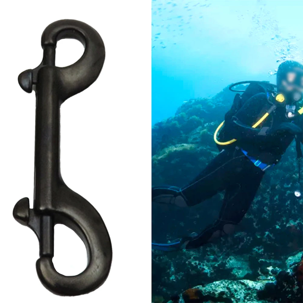 Double-End Hook Diving Hook Snap Scuba Diving User-Friendly Lightweight Design Multipurpose Use For Key Chains