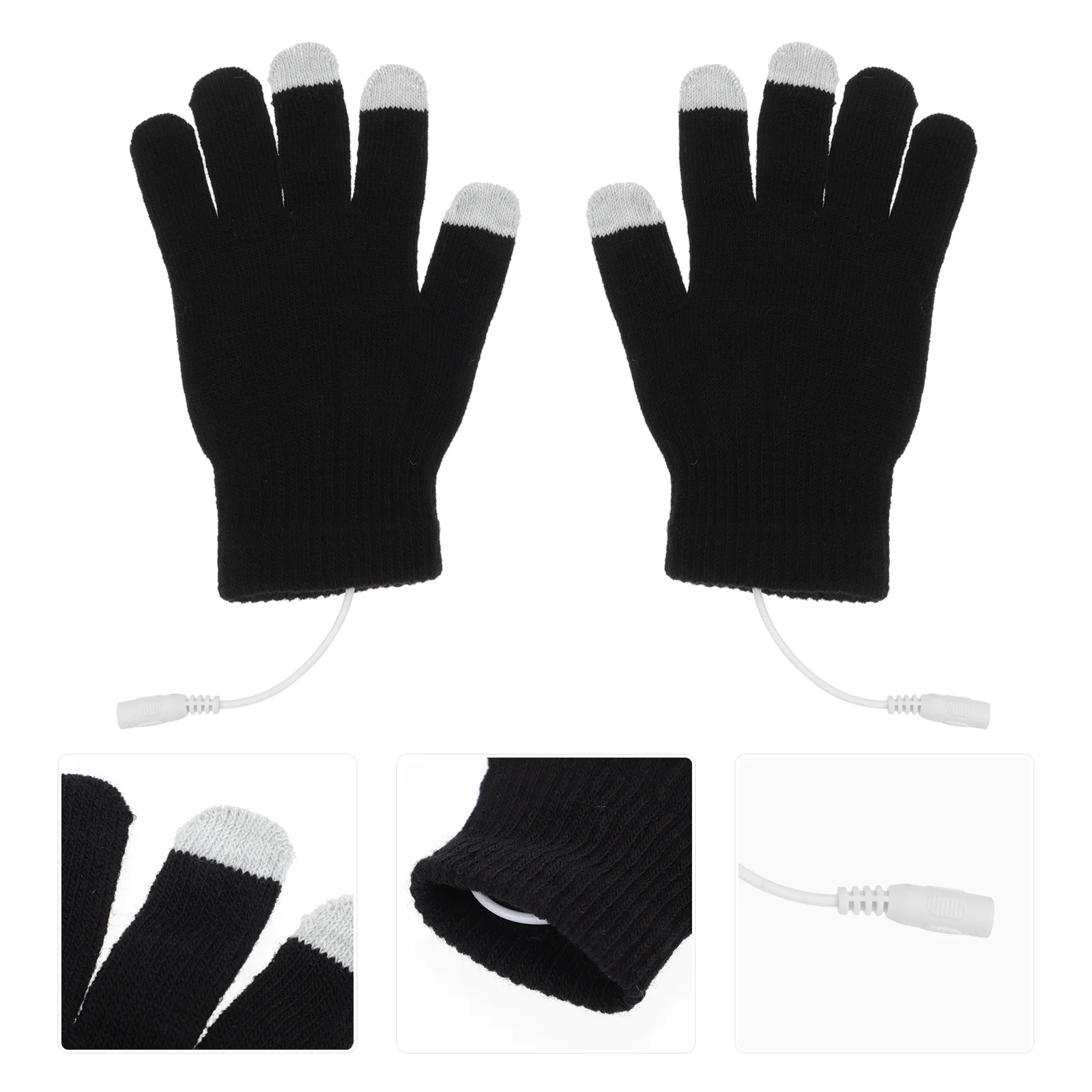 Heated Gloves Laptop Winter Electric Rechargeable Hand Warmer Hands Electrical Oven Thermal