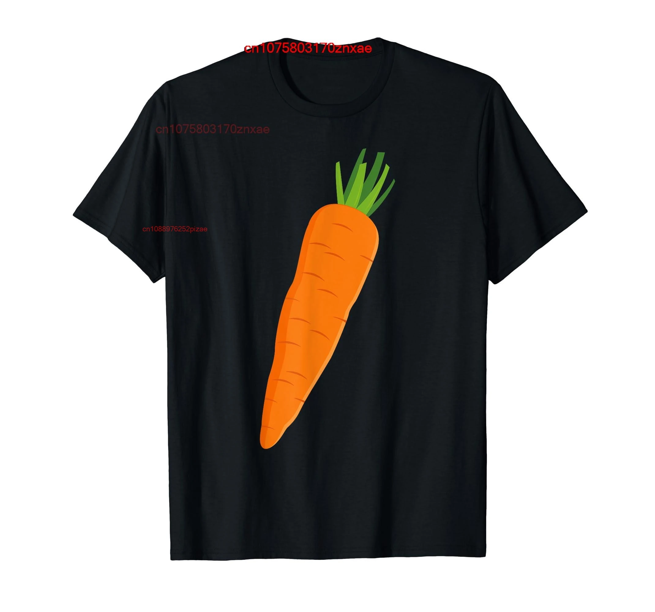 100% Cotton Matching Couple Costume Kid Funny Vegetable Carrot Halloween T-Shirt MEN WOMEN UNISEX T Shirts Size S-6XL