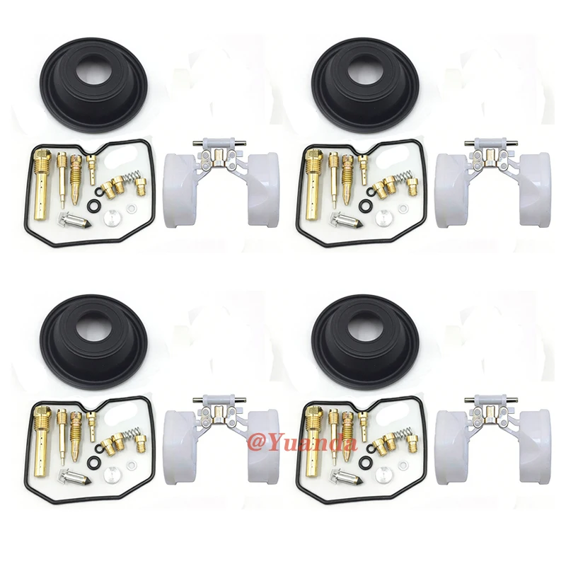 Carburetor Rebuild Kit for Suzuki GSX750 Inazuma 1998-2001 Keihin CVK32 Carb Piston Film Floating Parts