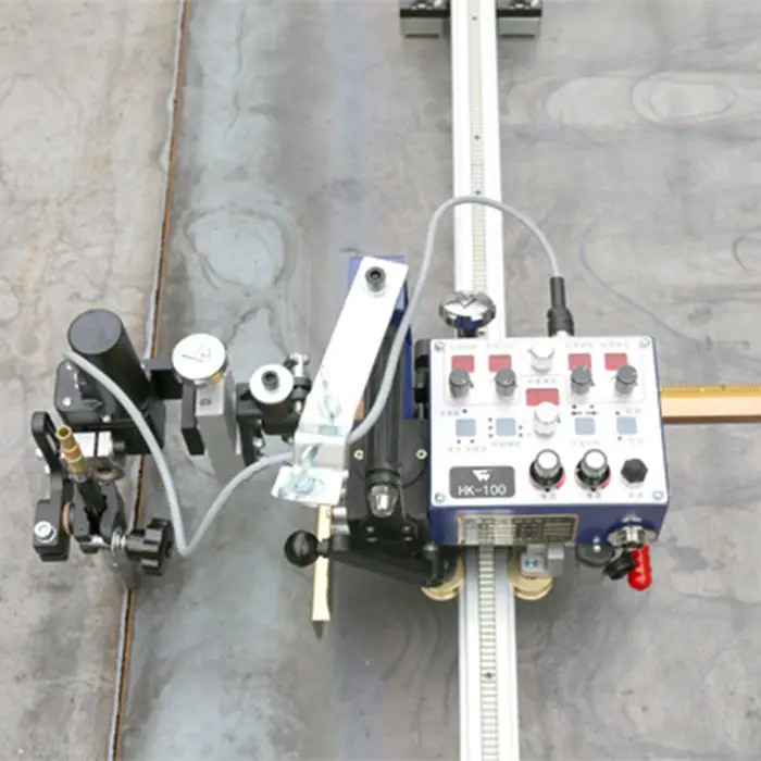 HK-100 Automatic Welding Carriage Swing Function Standard Magnetic Guide Rail Linear Trolley New Condition Mig Welding
