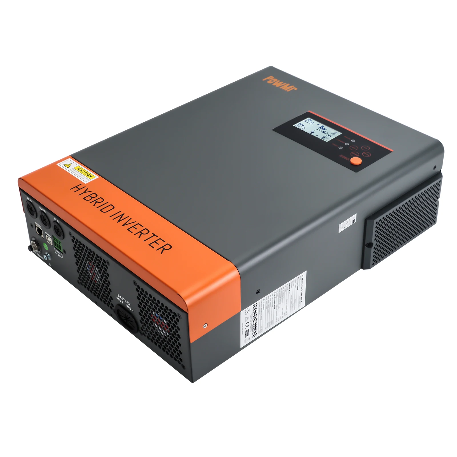 PowMr-Inversor Solar Híbrido, Off/On Grid, Paralelo Máximo, 12 Unites, 5500W, 500V, 100A, em Stock