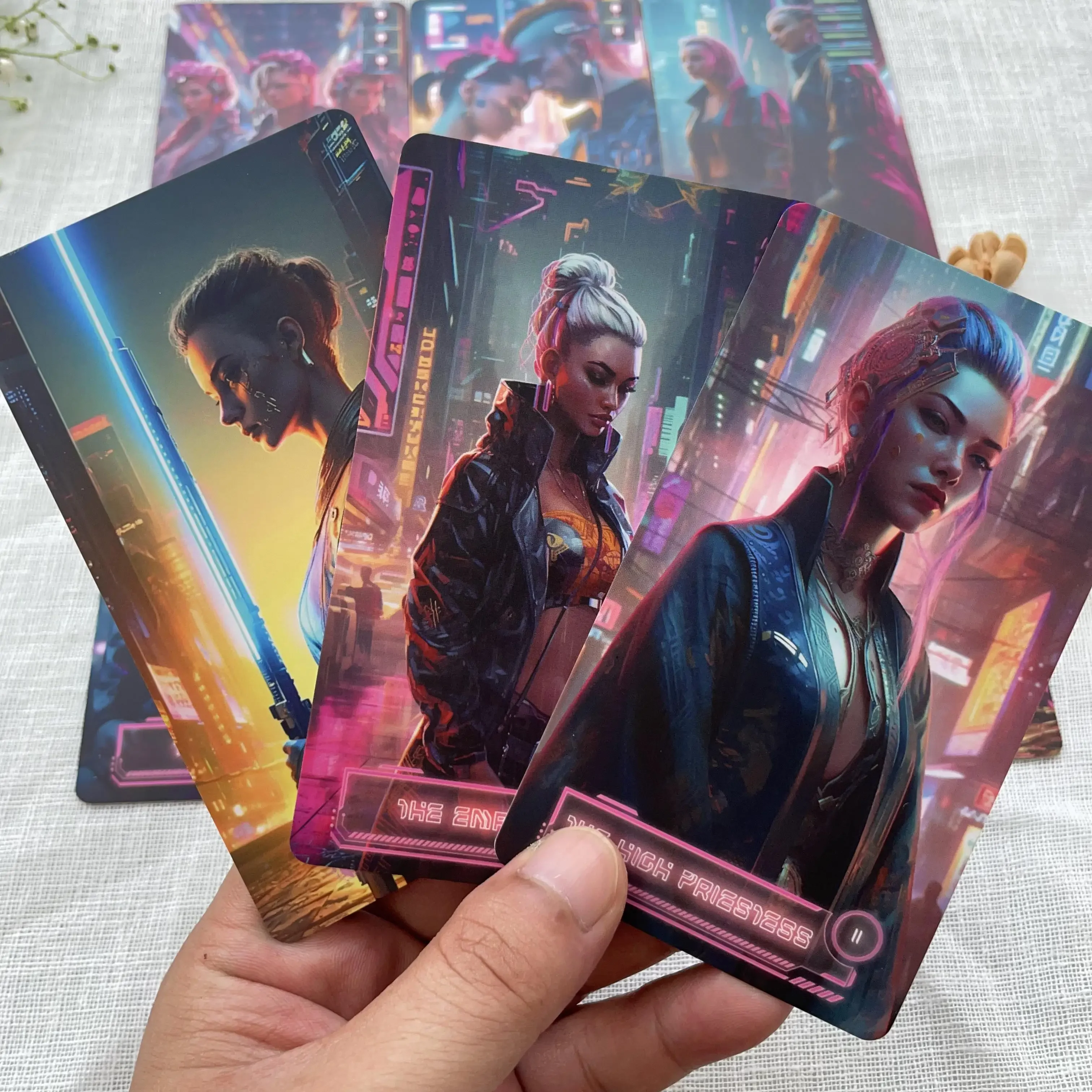 Prophecy Divination Deck Oracle Original High Quality Genuine Astrologers Punk Night Tarot Card Exquisite Collection Gifts Set