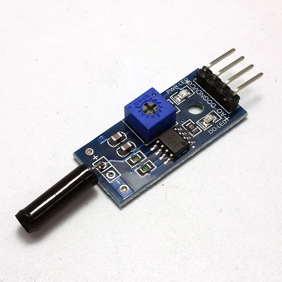 Normal open vibration sensor module, vibration switch, vibration sensor, alarm module 3.3-5V digital output