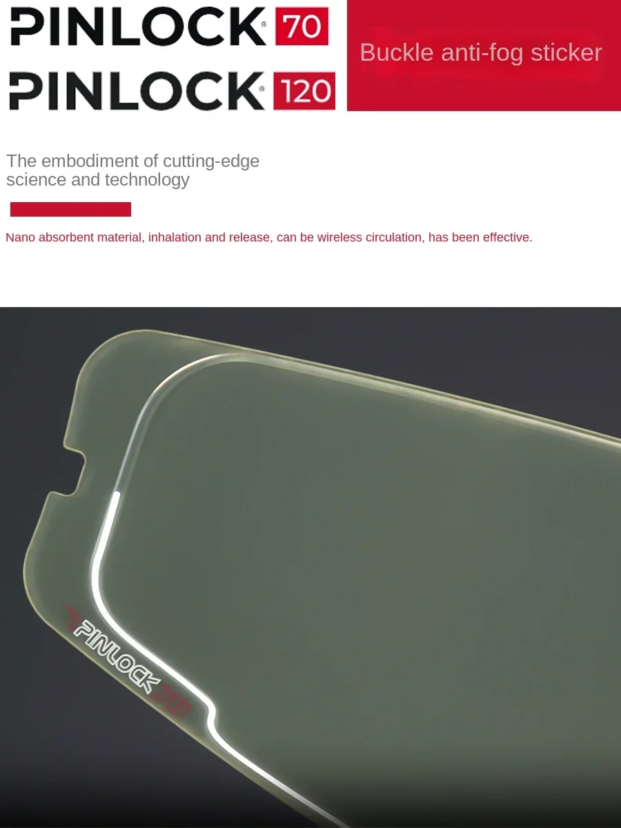 LS2 Snap-on Anti-fog Film Pin Lock FF808 FF906 MX436 MX701 Full-face Visor Helmet