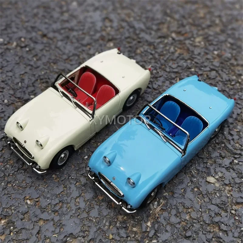 

Модель автомобиля Kyosho 1/18 для Остина Healey Sprite / 3000 BN7, литая модель, подарки, хобби, коллекция украшений цвета хаки/голубой