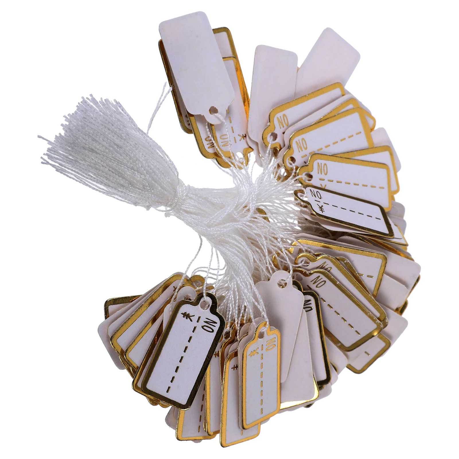 

500pcs Clothes Merch ise Display Labels Jewelry For Jewelry Price String Tags For Price Tags String Easy Remove