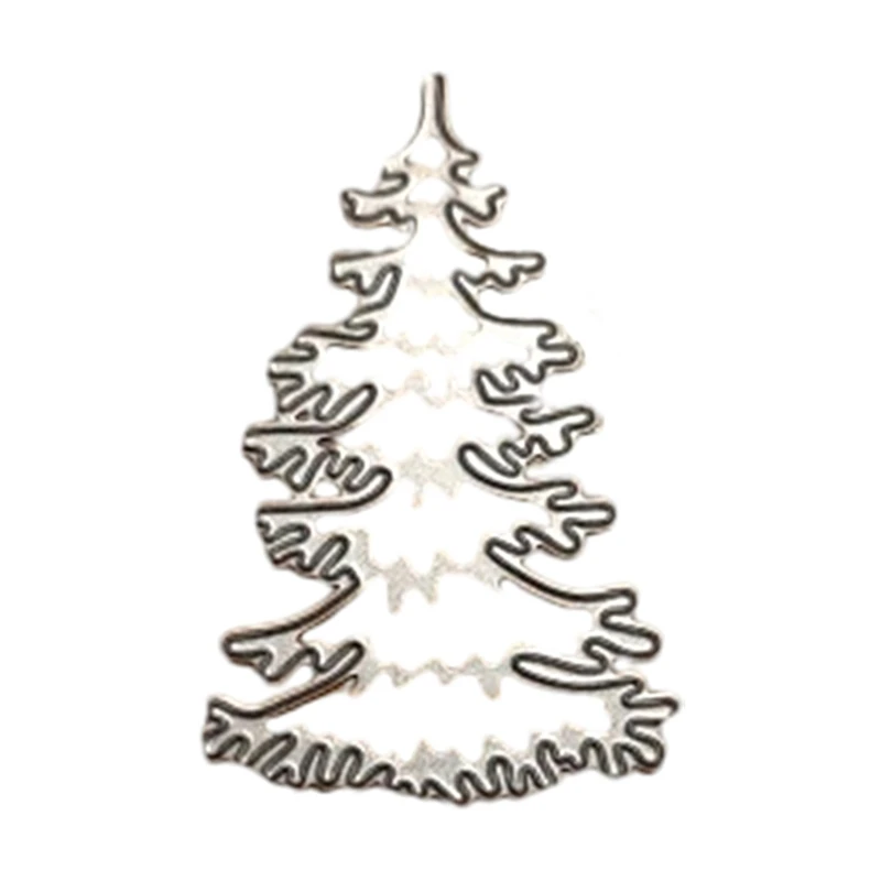 Xmas Tree Metal Cutting Dies Stencil DIY Scrapbooking Album Paper Card Template Mold Embossing Decoration