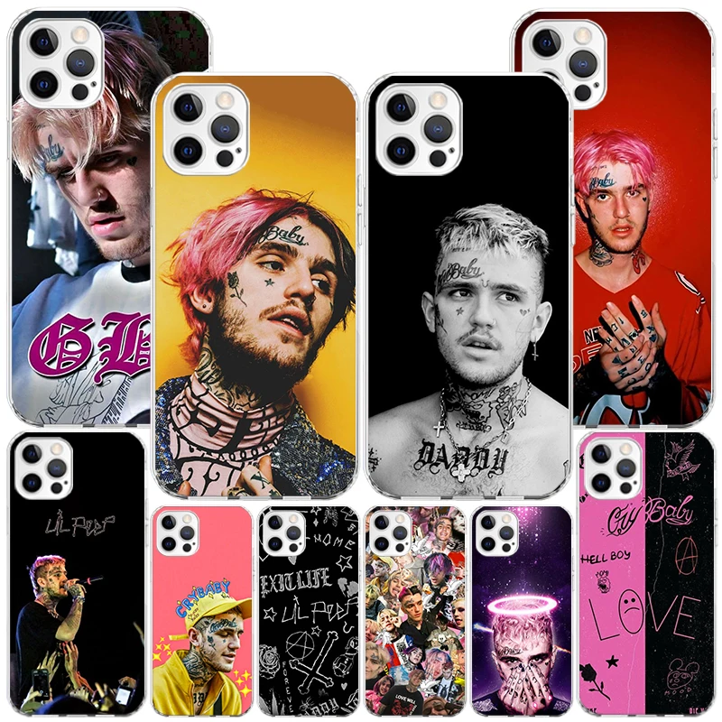 Lil Peep Singer Phone Case For iPhone 16 Pro Max 15 + 14 Plus 11 12 13 Mini Xs X XR 7 8 SE Personalized Gift Print Cover