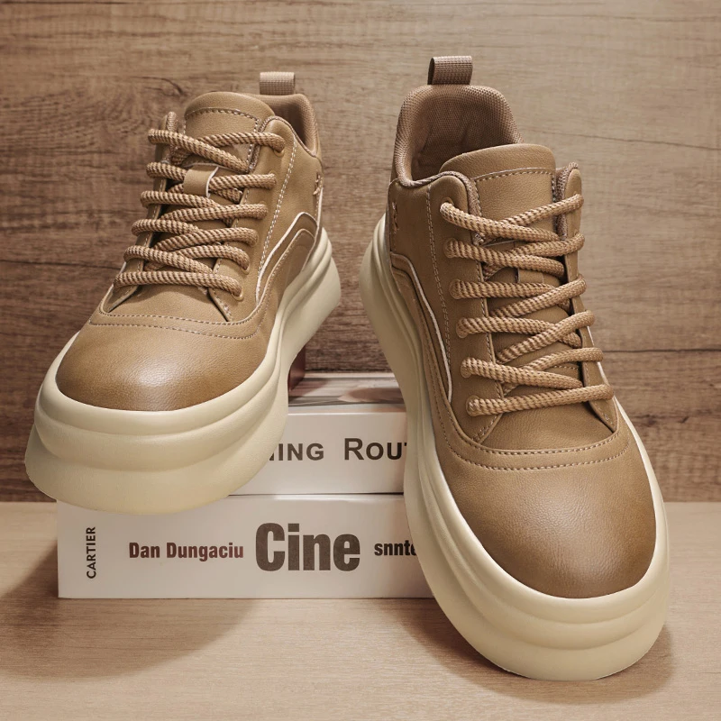 

Men's Casual Shoes 2025 New Autumn Retro Man Shoes Casual Work Shoe Versatile Men's Sports Board Shoes Large Size Sneakers Men
