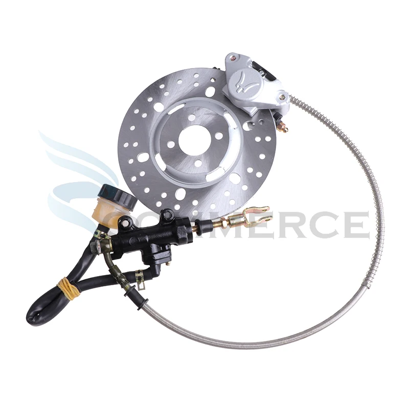 

Performance Hydraulic Rear Disc Brake Caliper System With Brake Disc For 150cc 200cc 250cc 300cc ATV UTV Buggy Quad Bike Parts