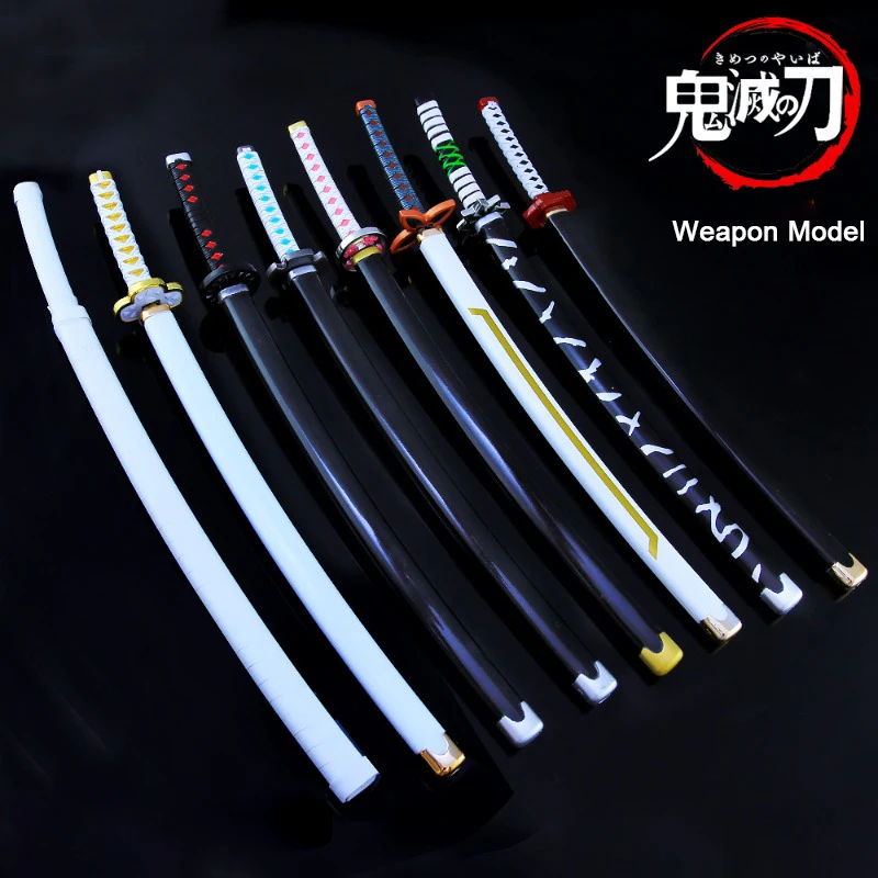 

Anime Peripherals Demon Manga Japanese Samurai Katana Slayer Replica Miniature Zinc Alloy Weapon Model Tachi Kamado Tanjirou Toy