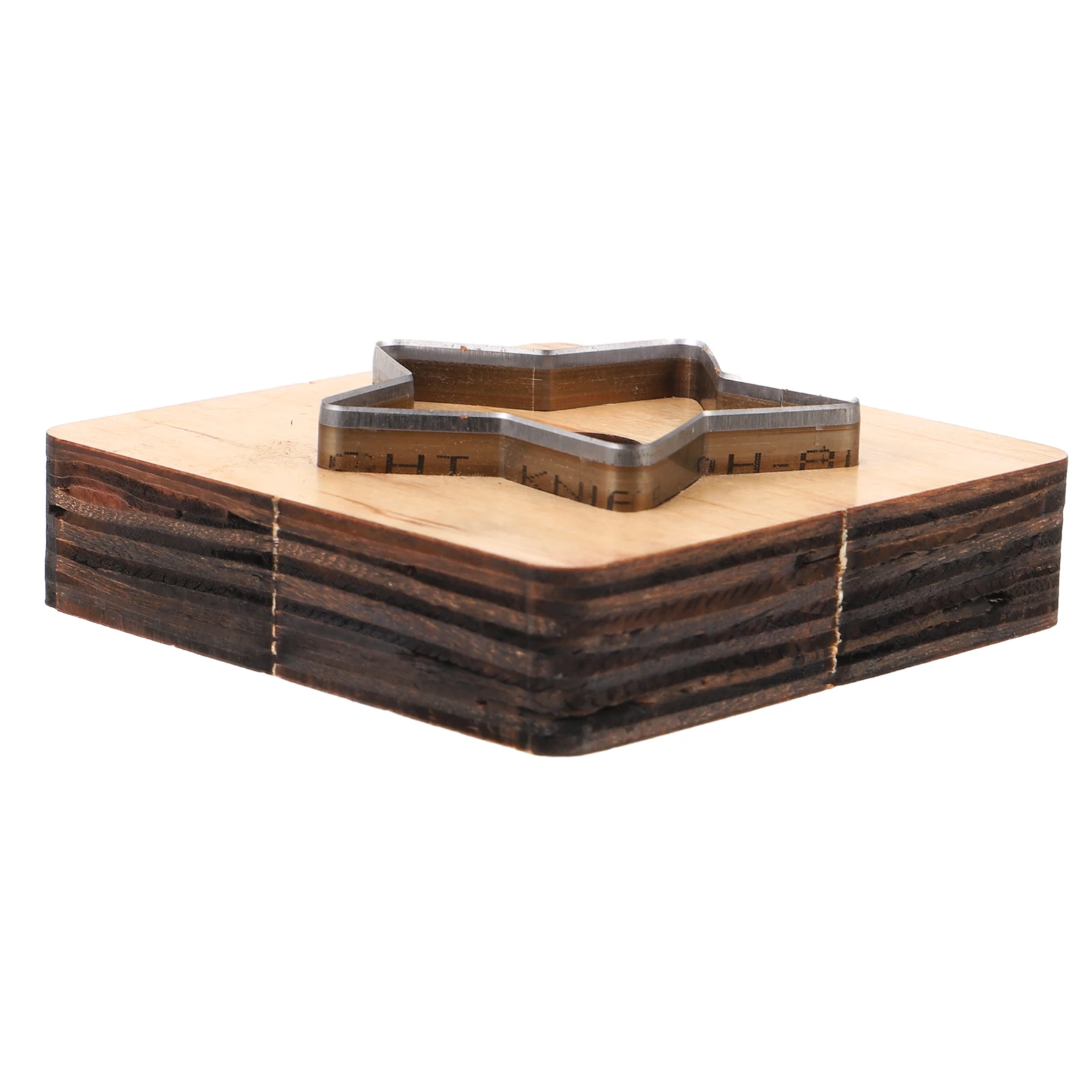 

Cutting Multi use DIY Punching Mold Wooden Base Metal Strap Head Durable Japanese Cutting Die Steel