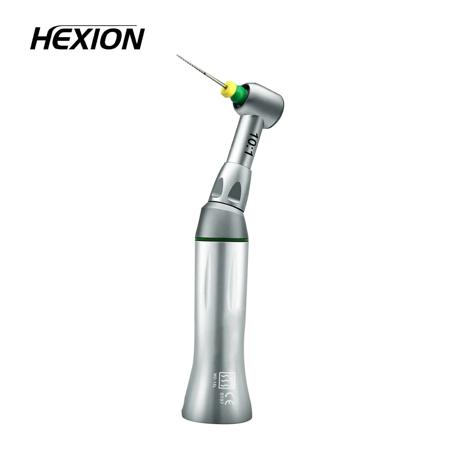 HEXION Dental 10:1 Reduction Contra Angle Handpiece 90°Twist Reciprocating Hand Files Head For Endodontic Dental Oral Equipment