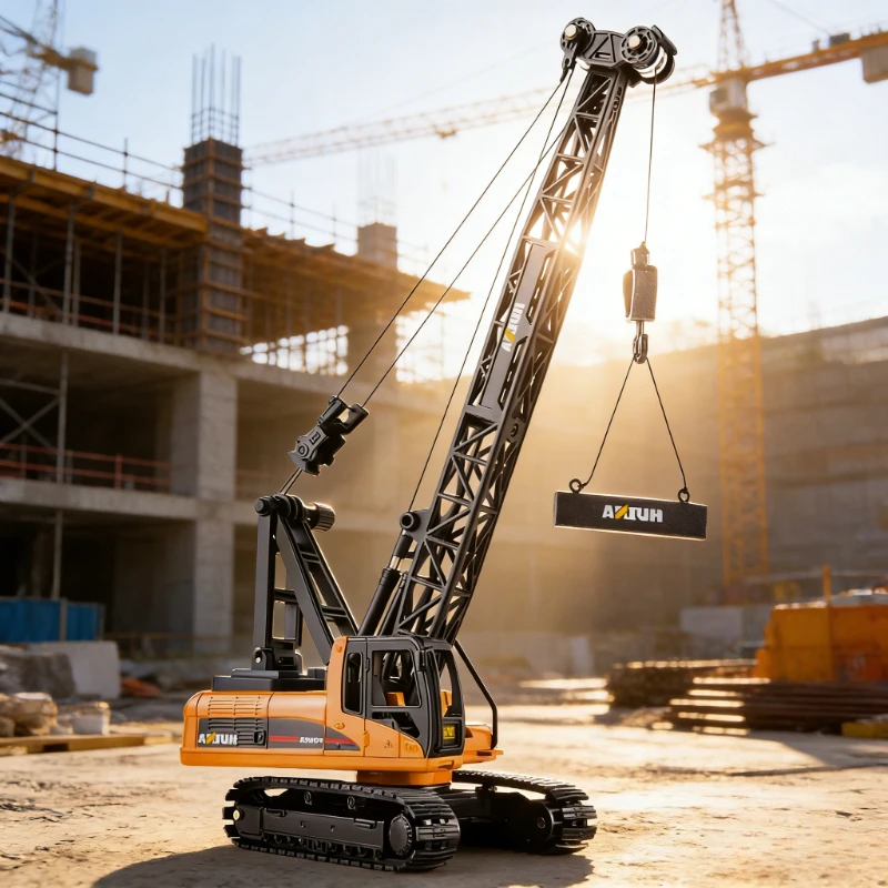 

Модель гусеничного инженерного крана 1:50, литая из сплава, коллекционная, с функцией скольжения, для строительных работ, украшение