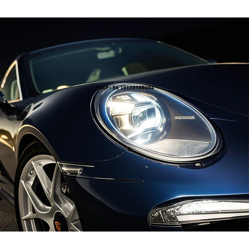 

For-Porsche-991 2013-2019 Car Modification Car Lights LED Modified Headlight New Daytime Running Lights for 992 Model