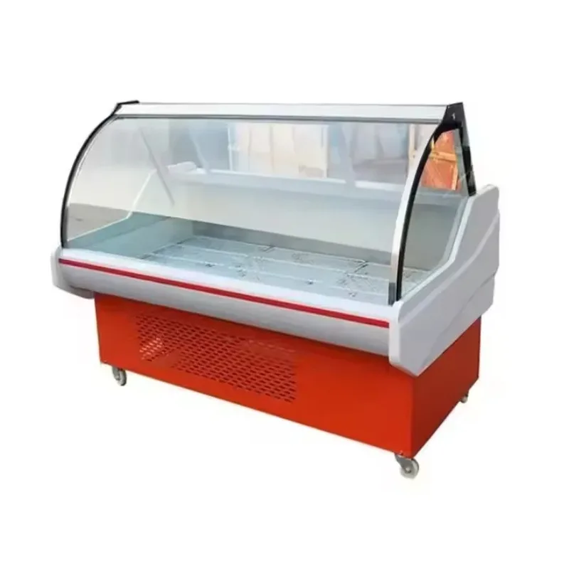 2025 Commercial Meat Showcase Cooler Frozen Supermarket Butcher Shop