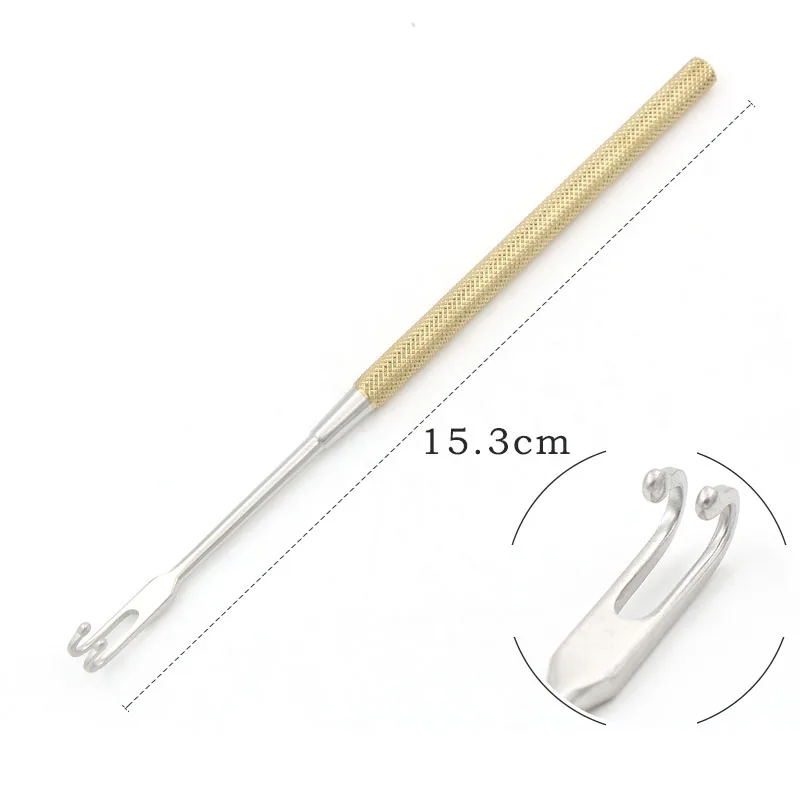 Cosmetic Double Eyelid Plastic Surgery Instruments Tools Titanium Alloy Stainless Steel Eyelid Hooks Rake Type Eye Bag Hooks