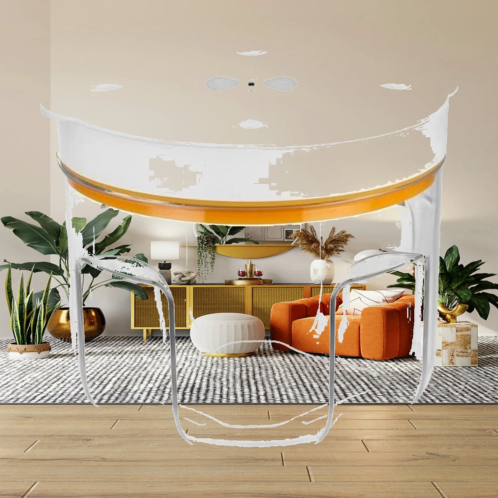 Resin Degassing Chamber 2 Liter Clear Vacuum Tank Bubble Remover for Casting Silicone Epoxy Transparent Observation Lid System