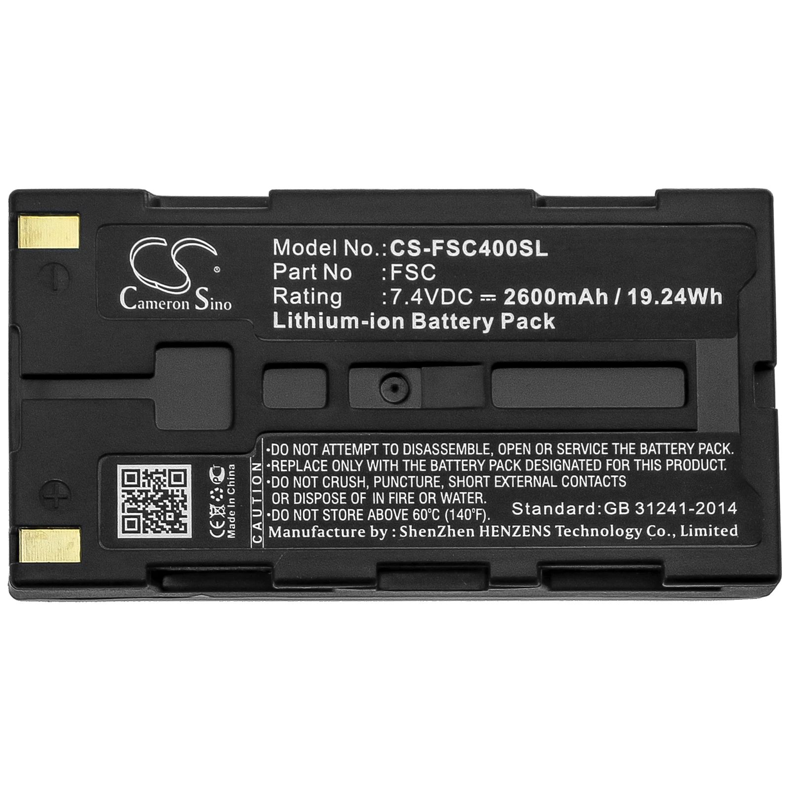 

Аккумулятор CameronSino 2600 мАч для ультразвукового Fuji Portaflow-C FSC-4, FSC, FSC3, FSC4, FS10A4-00Y, FS10A3-00Y, FS10A2-00Y