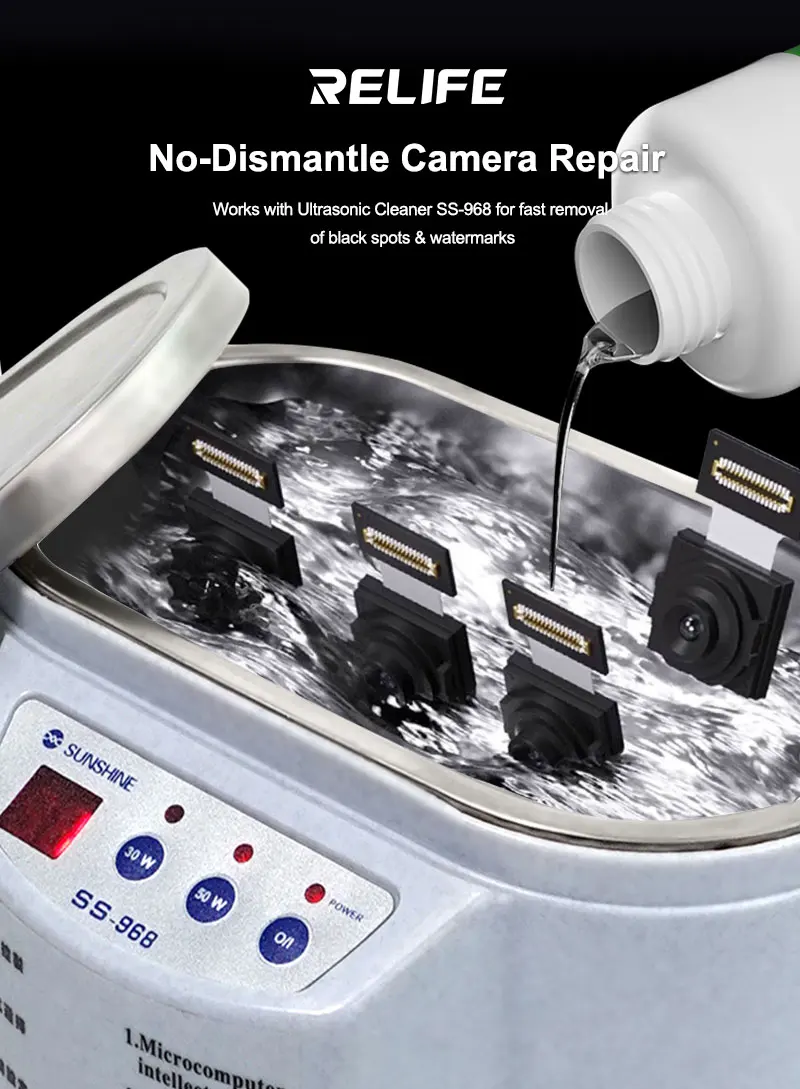 RELIFE No-Dismantle Camera Cleaner 500g 1000g Mobile Phone Rear Camera Quickly Remove Black Spots And Watermarks Inside Camera