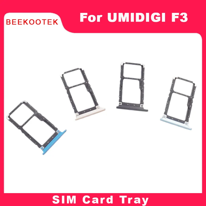 

Новый оригинальный лоток для SIM-карты UMIDIGI F3, запасные аксессуары для ремонта смартфона UMIDIGI F3