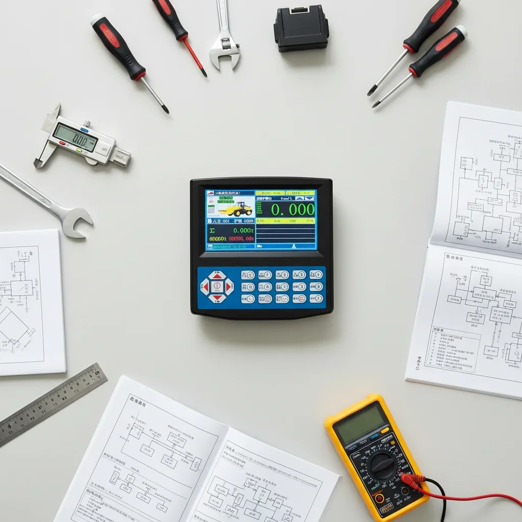 Industrial grade 4G connected LCD screen loader scale, supports OEM/ODM, suitable for rapid dynamic weighing in construction
