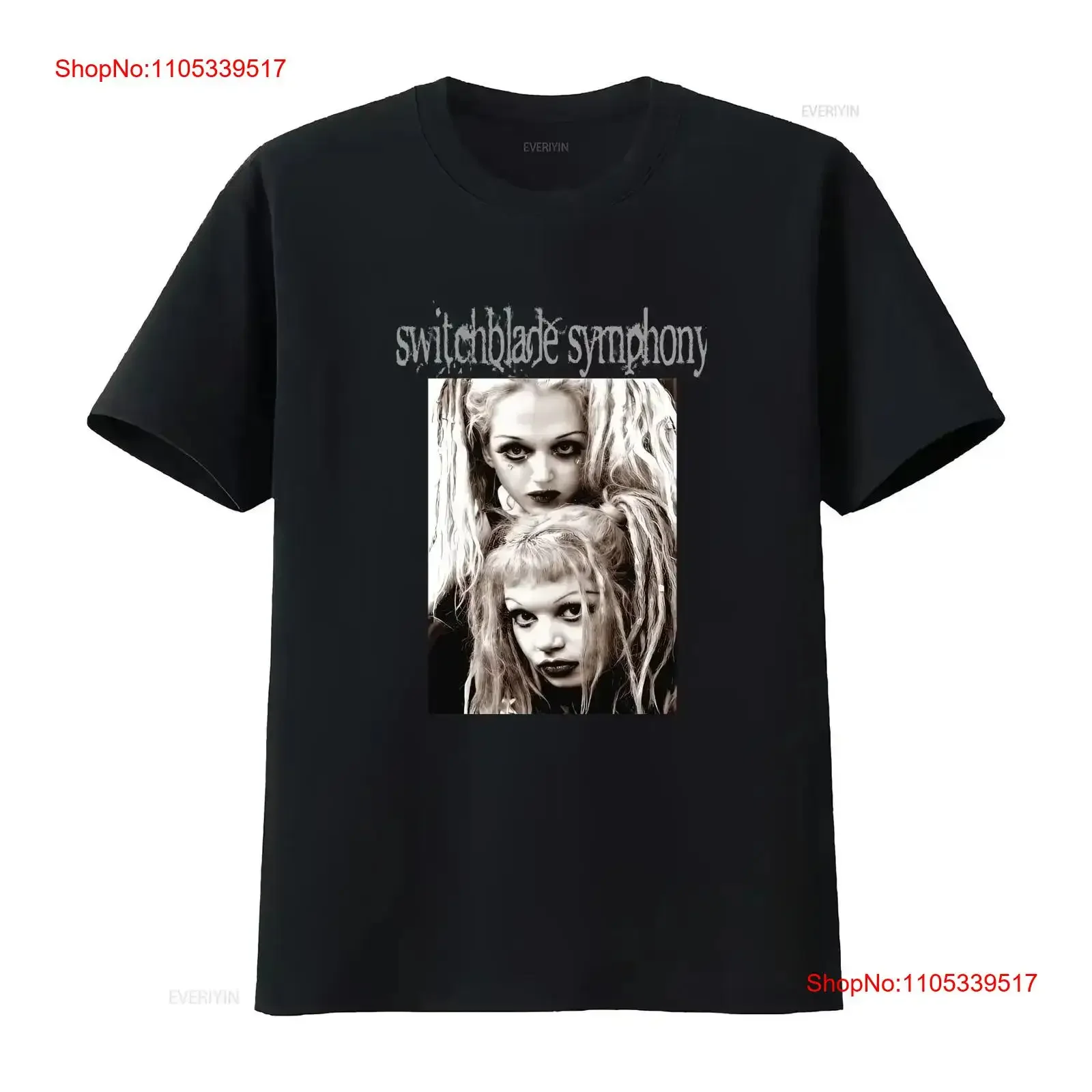 Switchblade Symphony T Shirt post punk darkwave vintage Washed homme Top For Everyday Wear Soft Breathable graphic Versatile