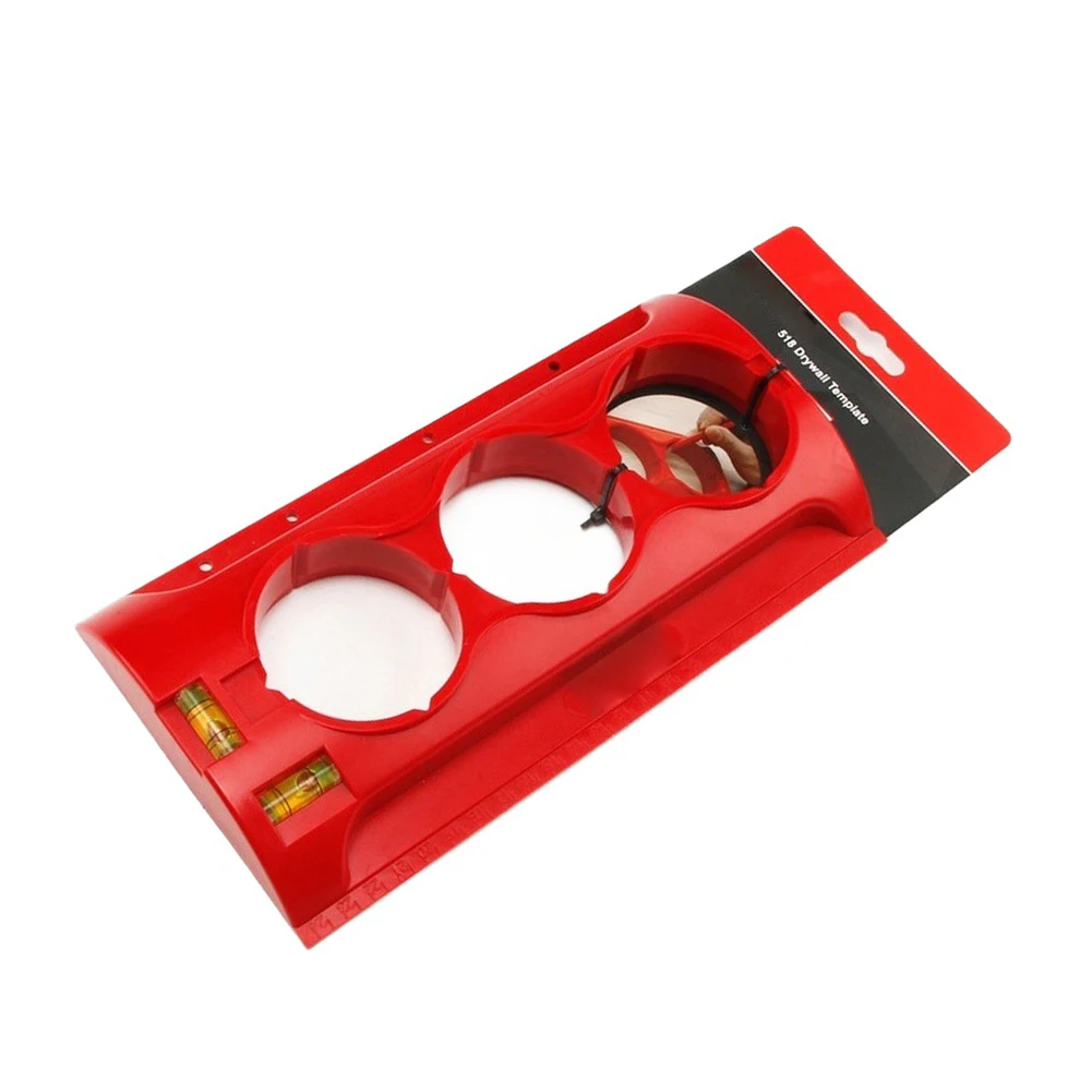 

1Pc Drill Guide Hole Locator Punch Guide 23*13*4cm Plastic Measuring Tool For Drywall Drilling Punching Locator Accessories