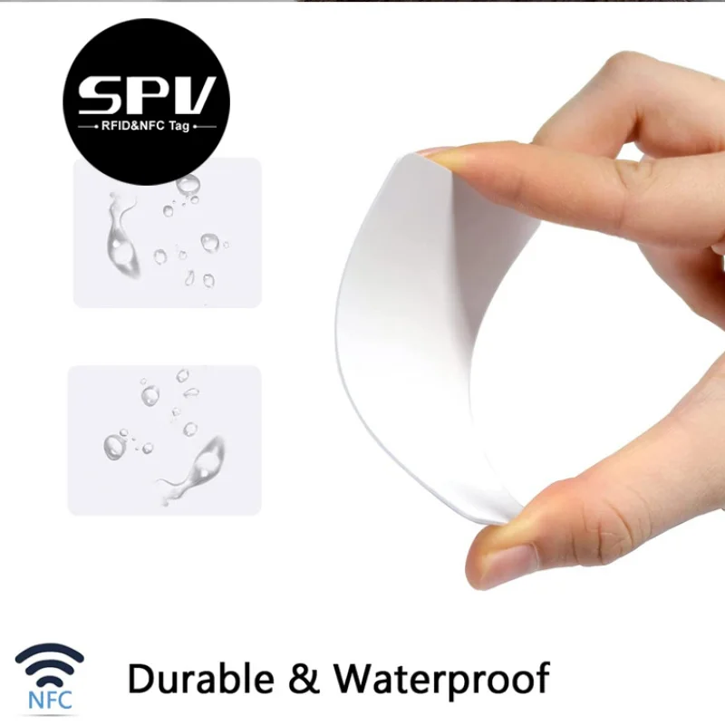 100pcs    Printable Blank Smart NFC 13.56MHz Ntag213 RFID Plastic PVC Cards