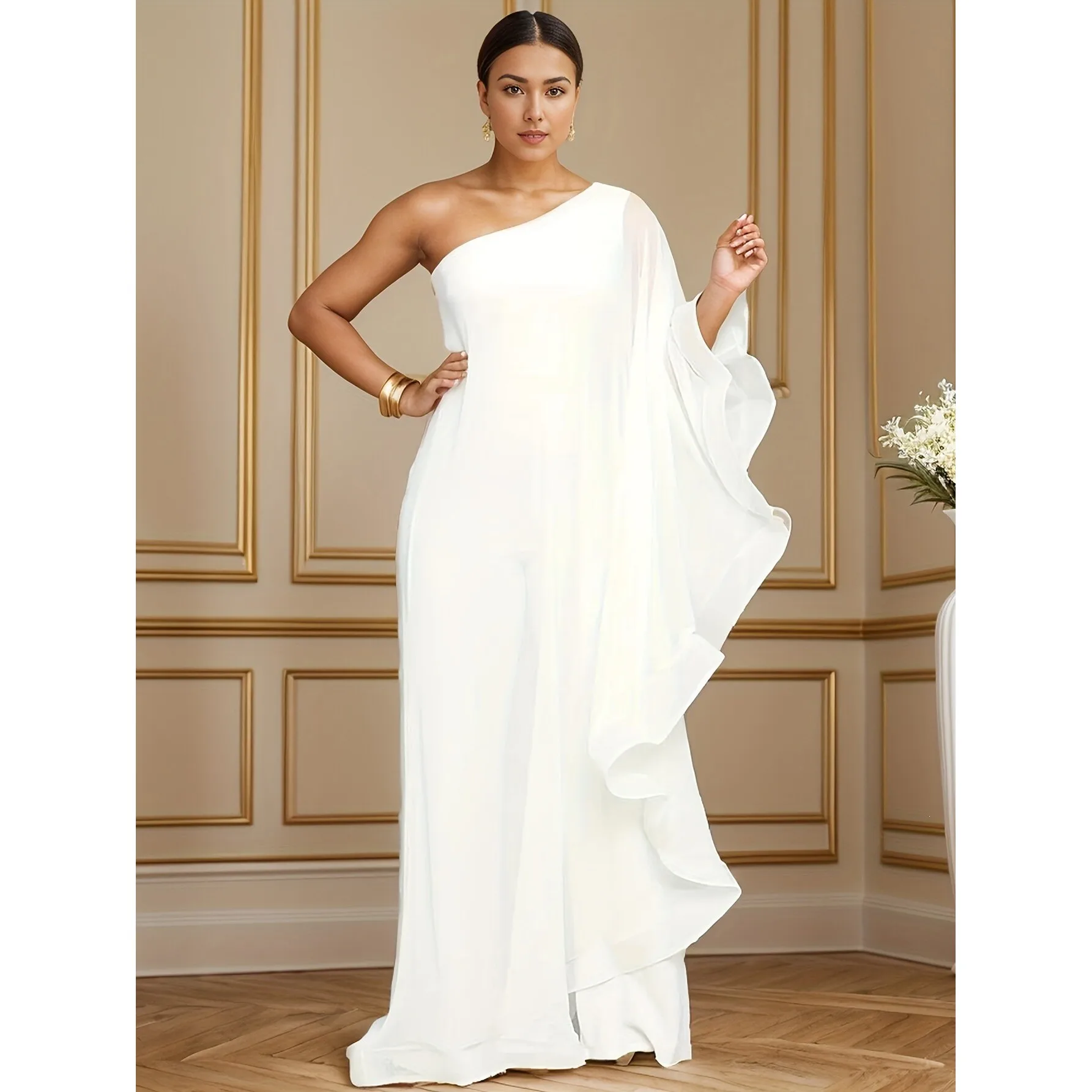 

Sexy Sves Jumpsuit J 18345 Partition Sexy One-Piece Pants Fashionable Summer Outfit for Women Cross-Border No Brand