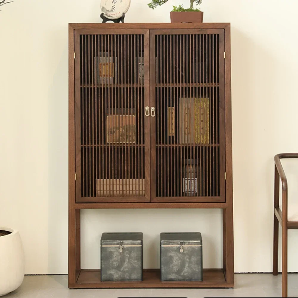 

Sideboard Cabinet New Chinese Style Solid Wood Tea Cabinet Living Room Cabinet