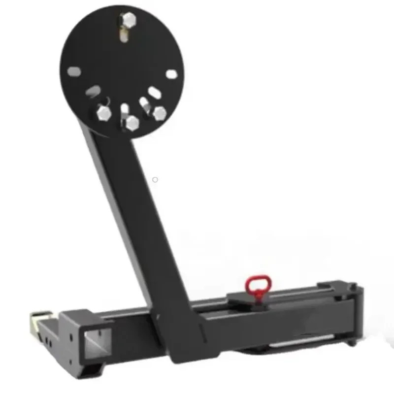 Hot-selling steel universal hitch frame rear wheel rack car SUV semi truck spare storage